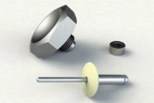 STAND-OFF RIVET HEAD & FACADE NOSEPIECE